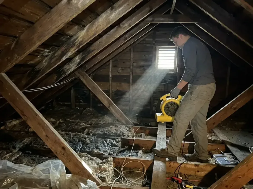 attic-water-damage-drying-proc-007 — frequently asked questions, Emergency Water Extraction & 24/7 Flood Response in New Por…